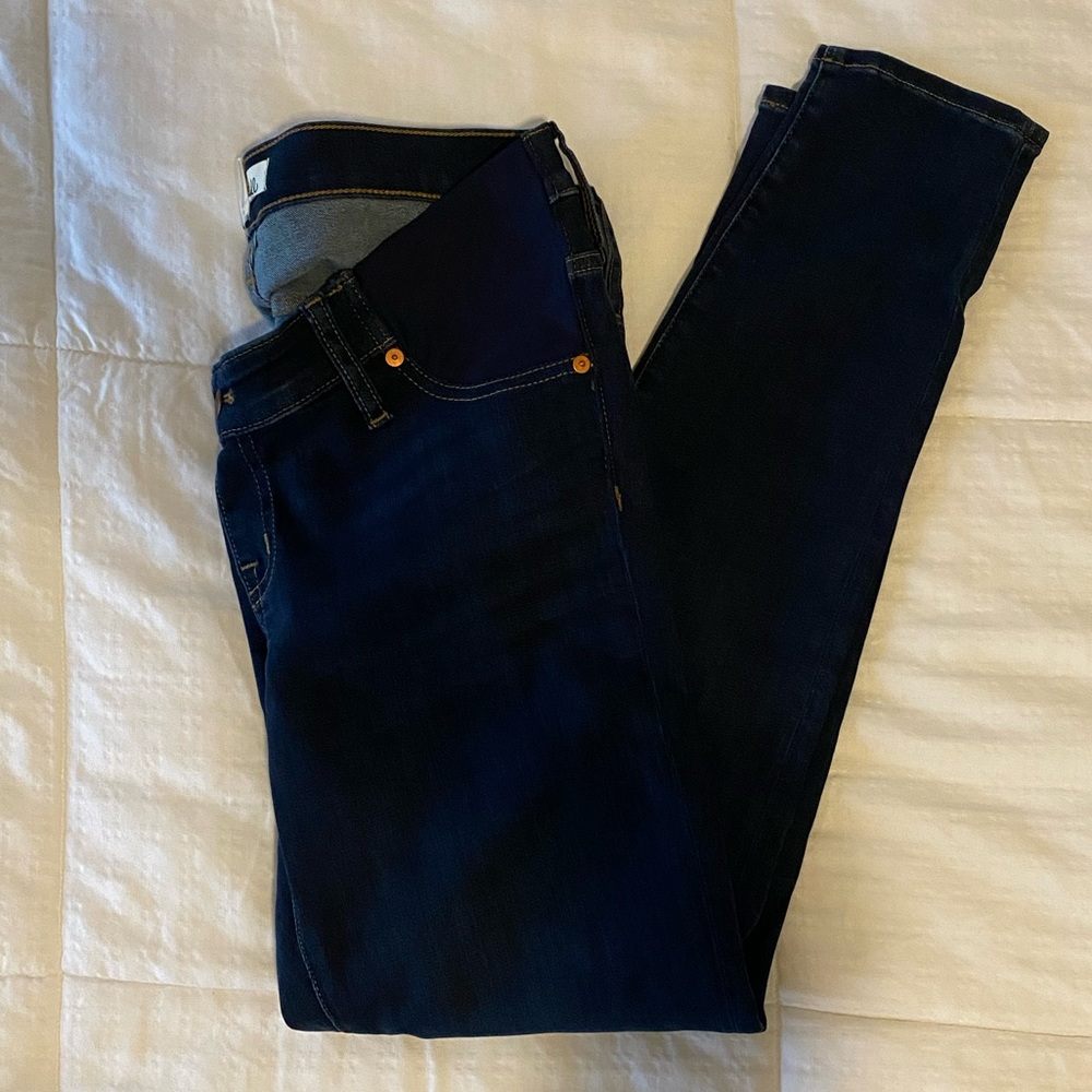 Madewell Women's Skinny Jeans in Dark Blue Wash - Picture 2 of 4